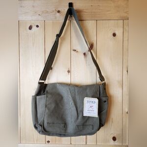 Rothco Olive Green Classic Canvas Messenger Bag NWT
